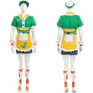 OW Mei-Ling Zhou Summer Honey Skin Cosplay Costume Outfits Halloween Carnival Suit