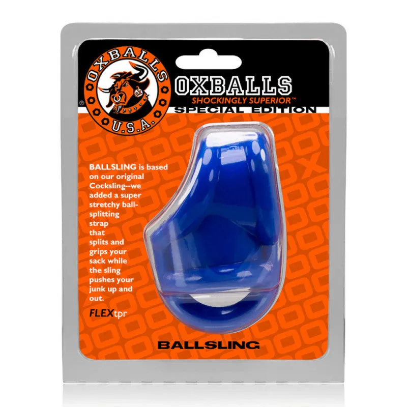 Oxballs Ballsling Sling W / Splittler - Police Blue