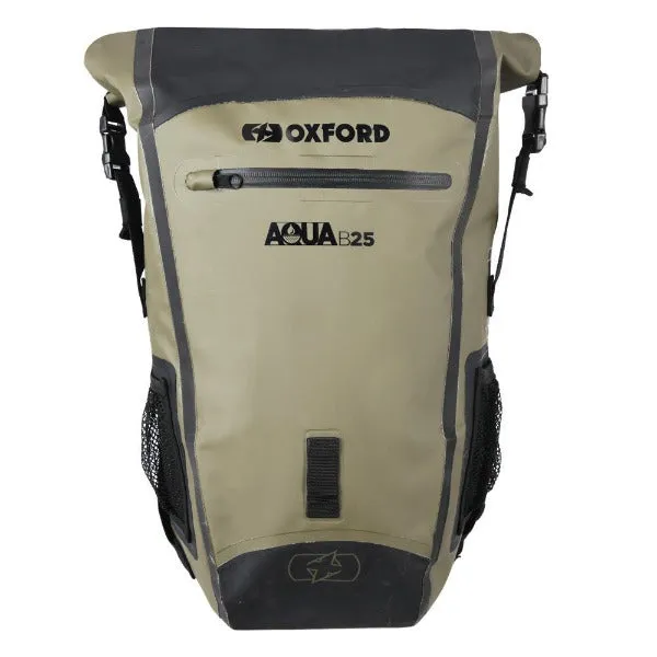 Oxford Aqua B-25 Backpack - Khaki Black
