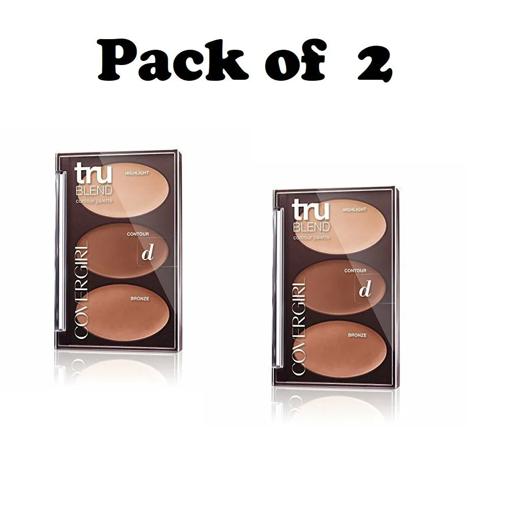 Pack of 2 CoverGirl Tru Blend Contour Palette