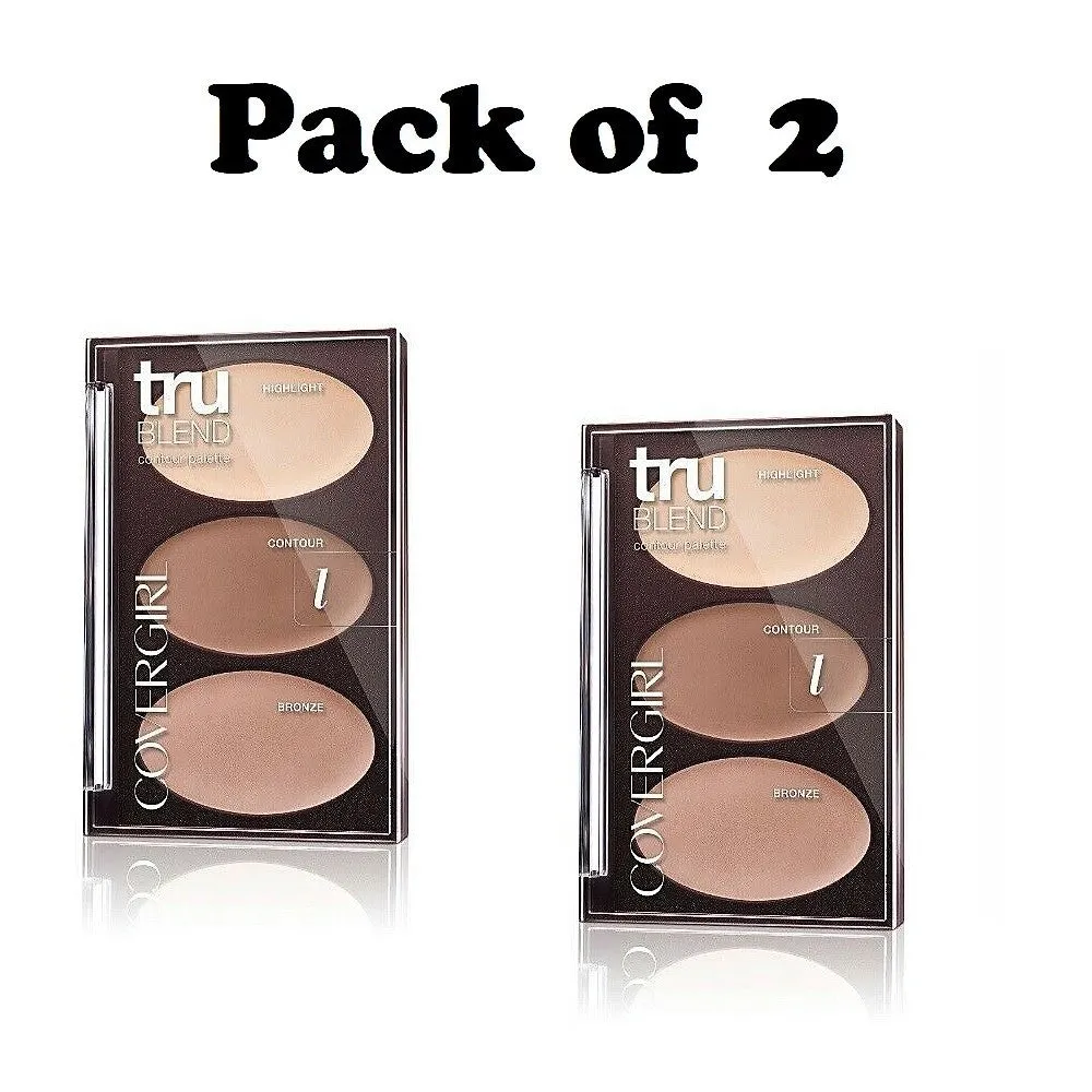 Pack of 2 CoverGirl Tru Blend Contour Palette