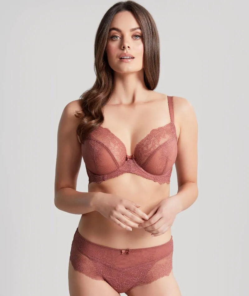 Panache Ana Underwired Plunge Bra - Sienna