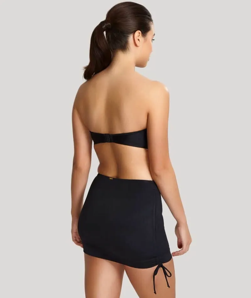 Panache Swimwear Anya Riva Twist Bandeau Underwired Bikini - Black