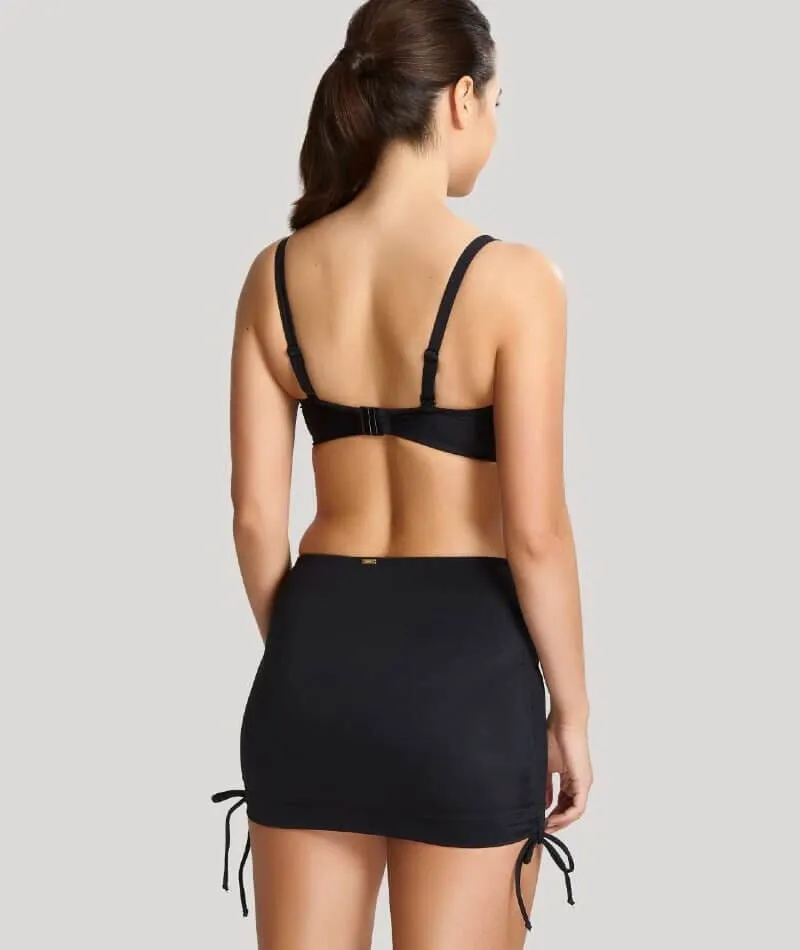 Panache Swimwear Anya Riva Twist Bandeau Underwired Bikini - Black