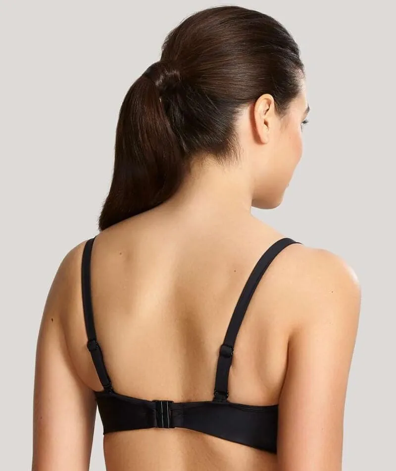 Panache Swimwear Anya Riva Twist Bandeau Underwired Bikini - Black