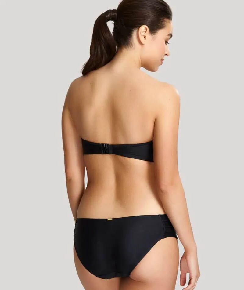 Panache Swimwear Anya Riva Twist Bandeau Underwired Bikini - Black