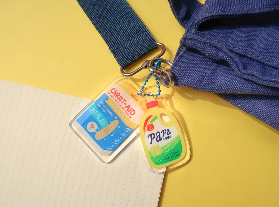 Papa Love Dish Soap {Acrylic Keychain}
