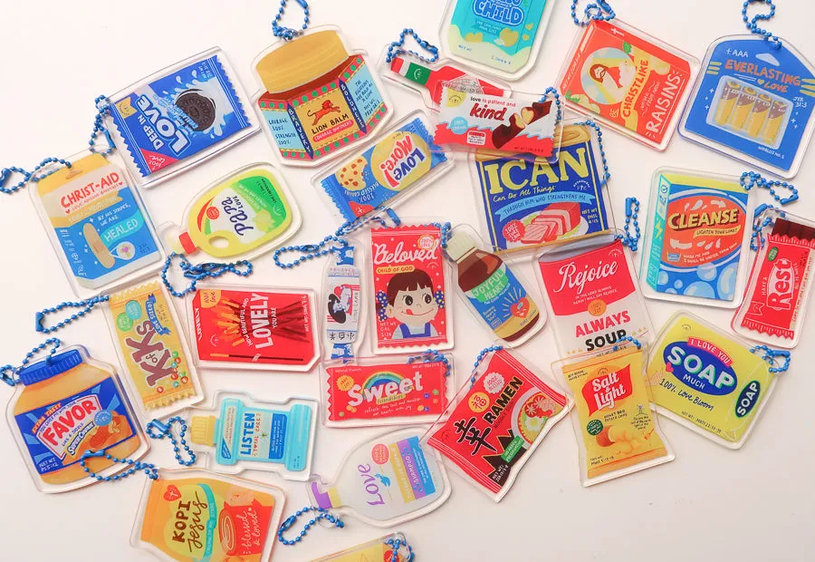 Papa Love Dish Soap {Acrylic Keychain}