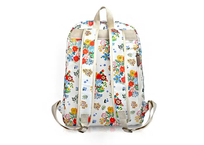 Paris Garden Backpack Big Bouquet Ivory - Nathalie Lete