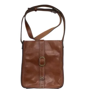 Patricia Nash Brown Crossbody Satchel Bag