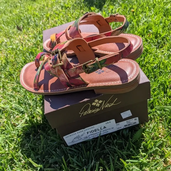 PATRICIA NASH Fidella Sandal Spring Multicolor