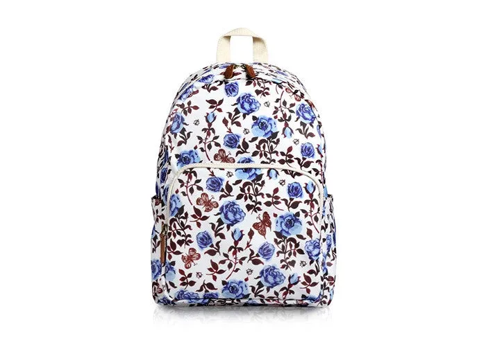 Petit Backpack Blue Roses - Nathalie Lete