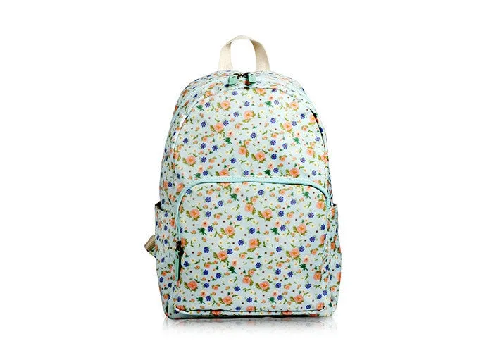 Petit Backpack Floral Mint - Nathalie Lete