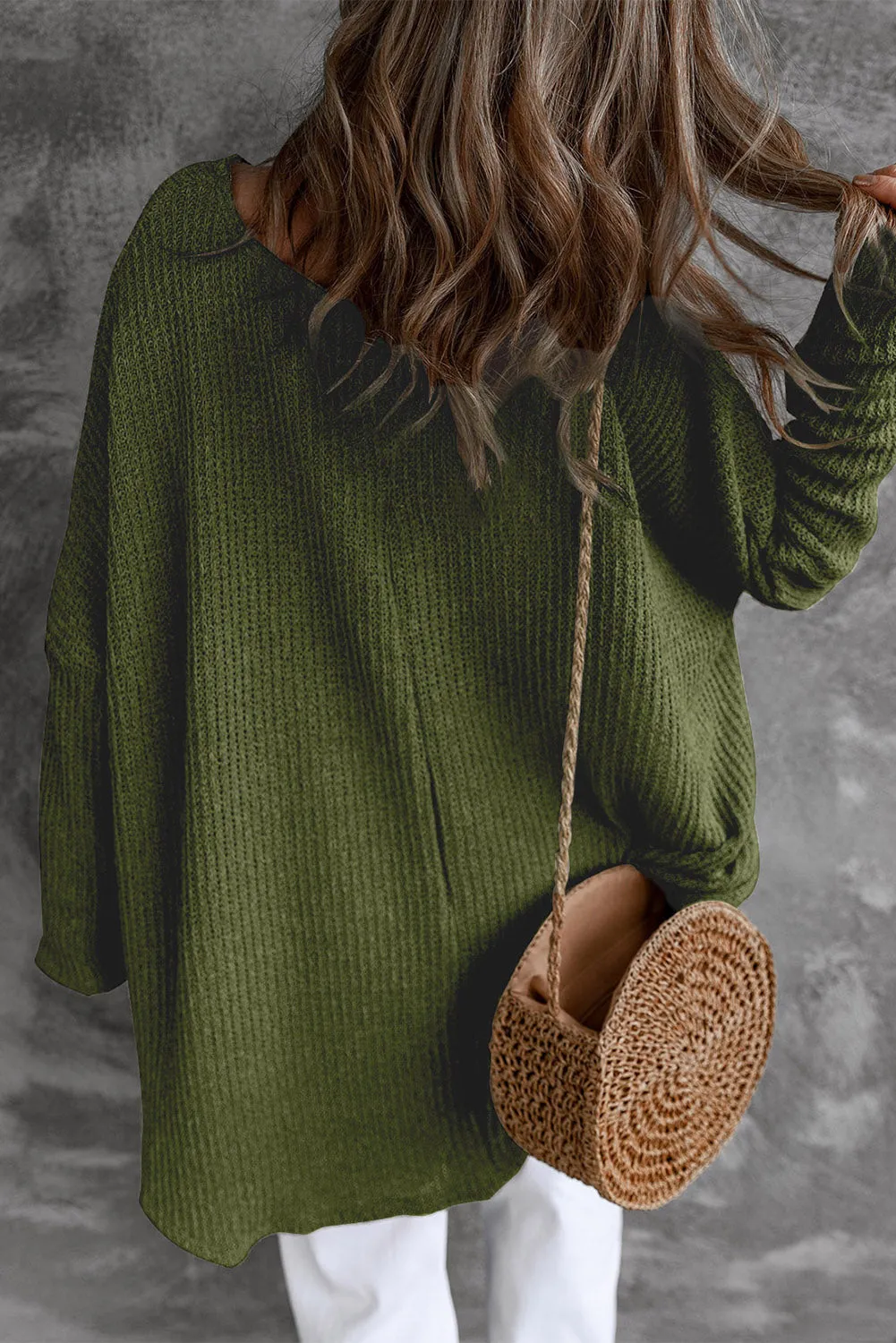 Peyton Round Neck High-Low Sweater