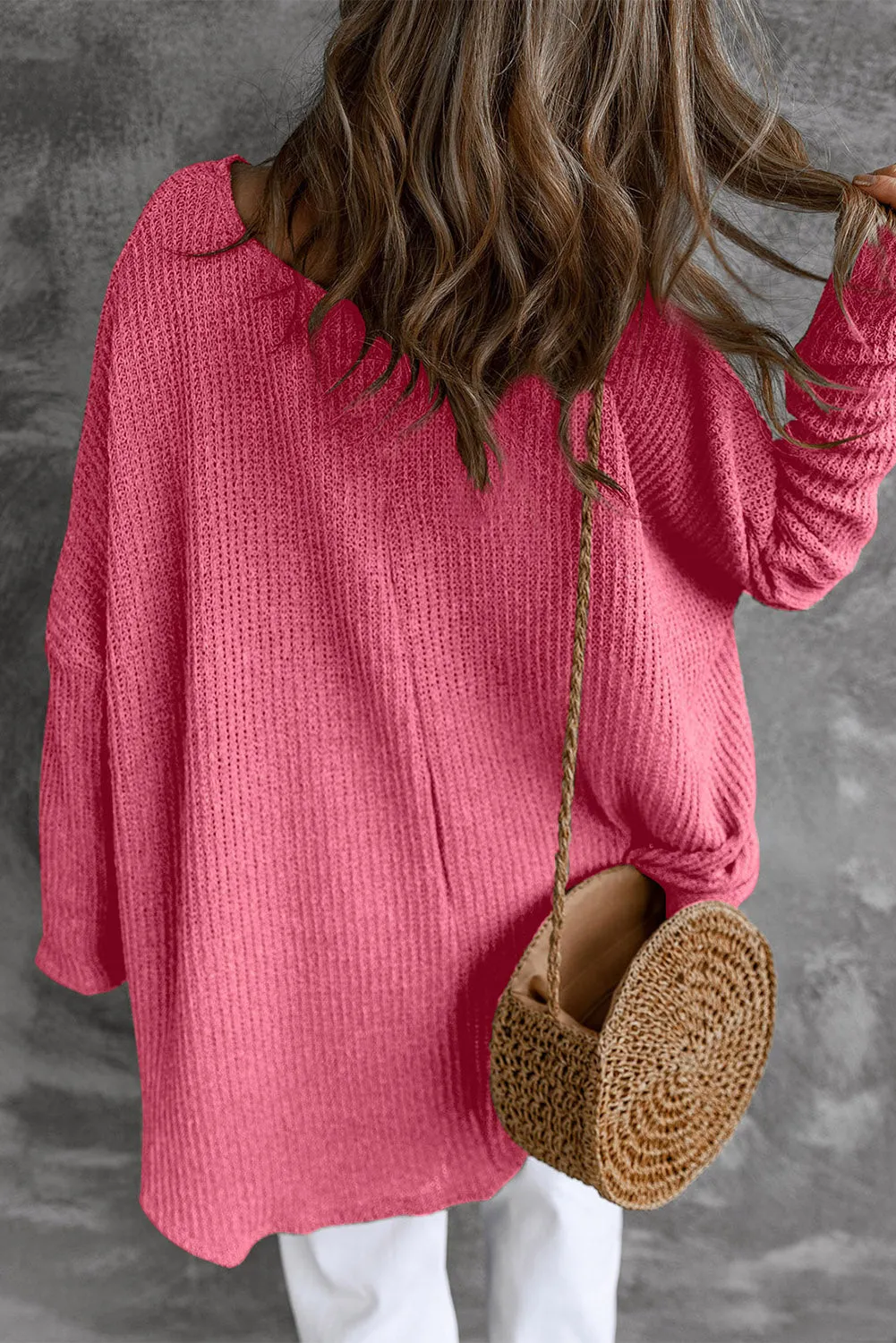 Peyton Round Neck High-Low Sweater