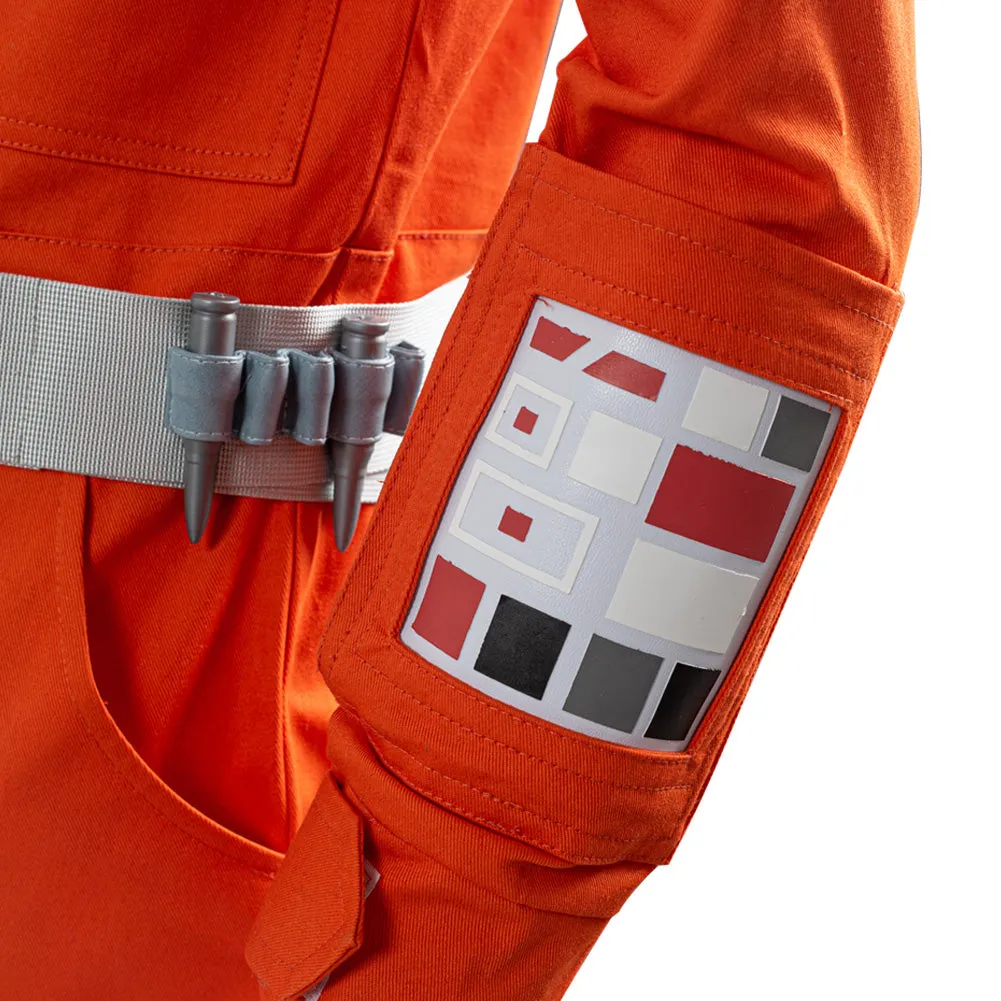 Pilot Jumpsuit X-WING Rebel Uniform Cosplay Costume