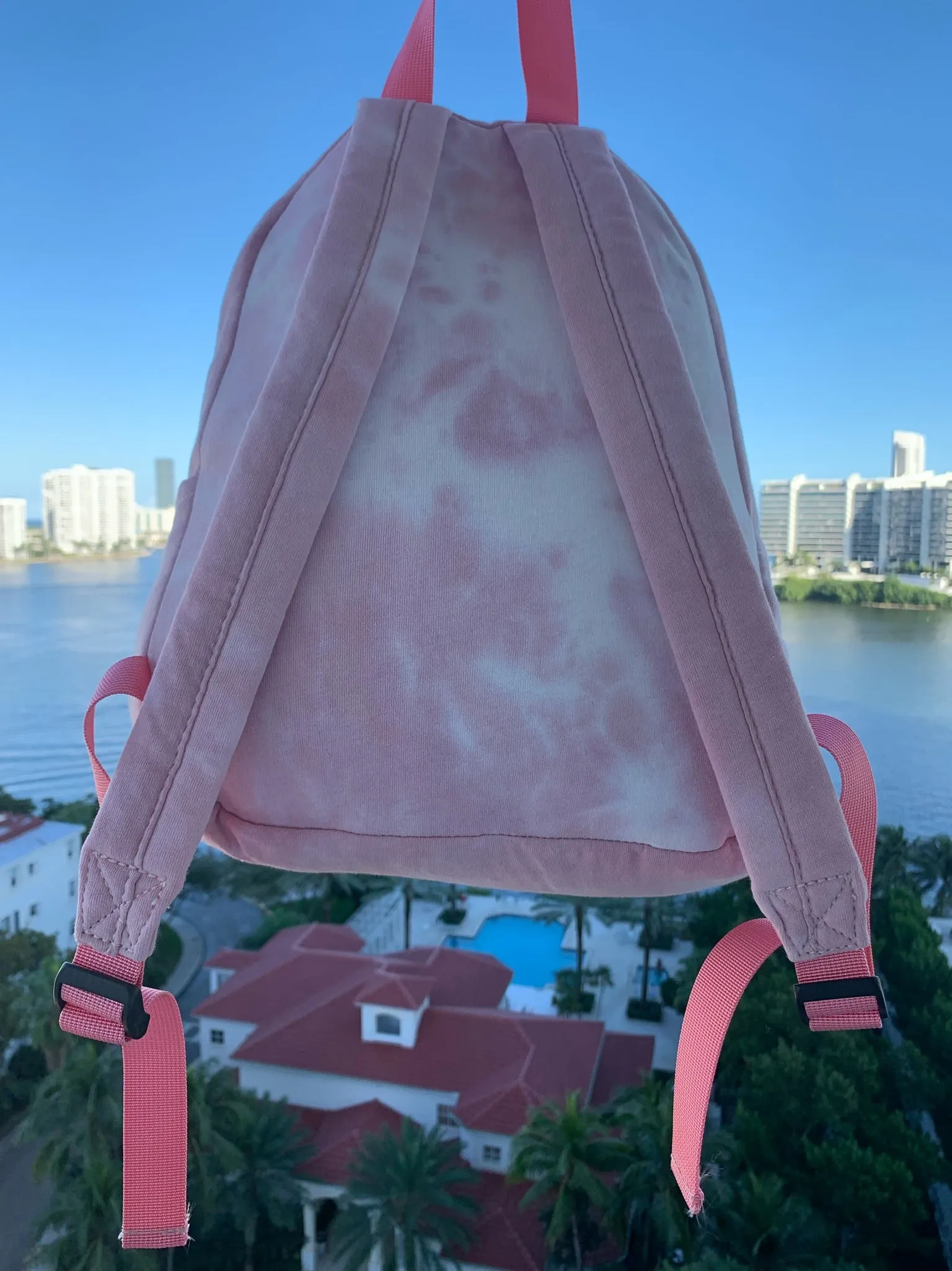 Pink Tie Dye Backpack