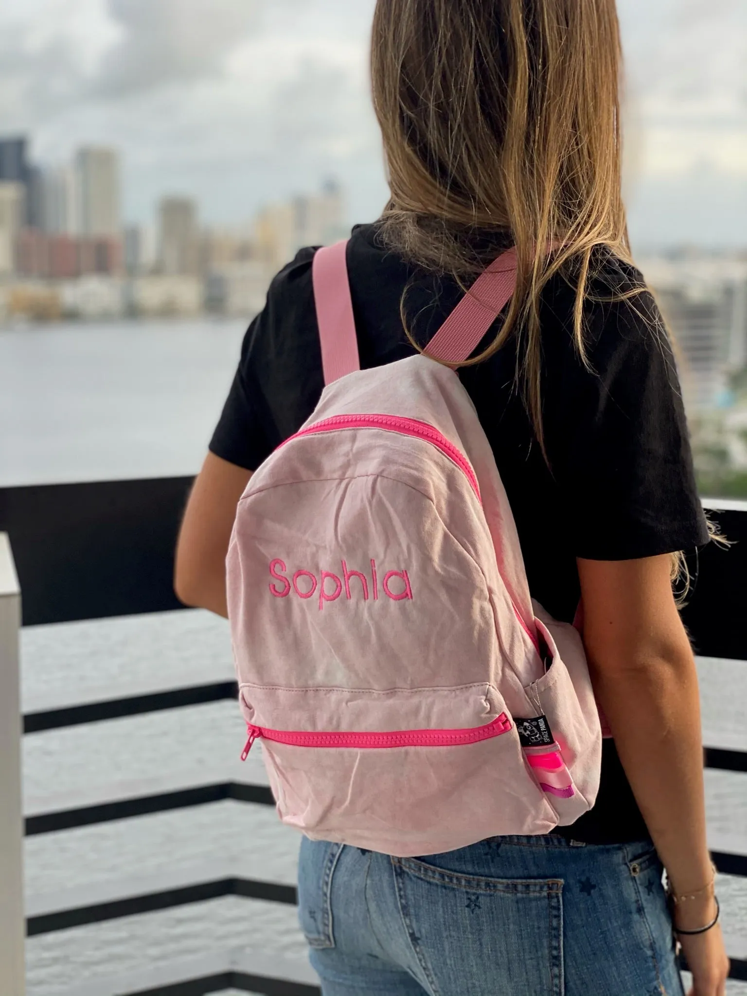 Pink Tie Dye Backpack