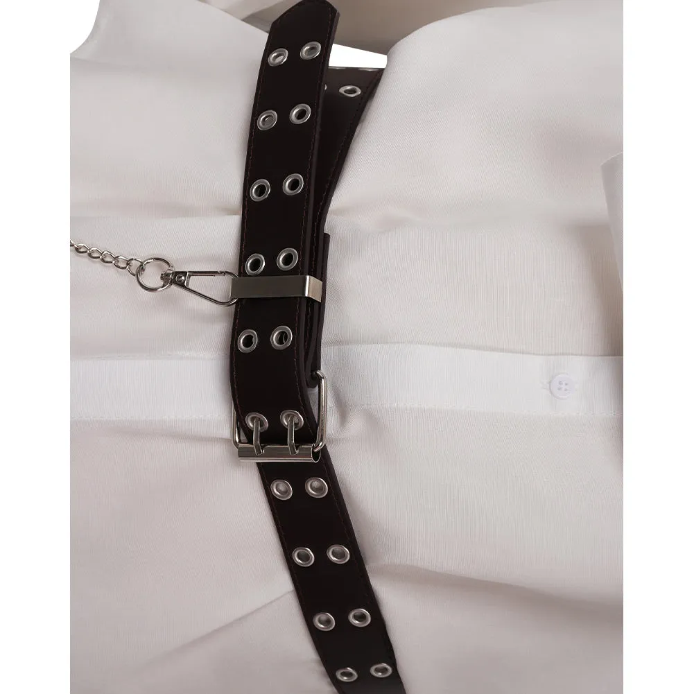 Pirate Cosplay Costume Medieval Vikings Shirts Ruffled Victorian Shirt Belt Outfits Halloween Carnival Suit