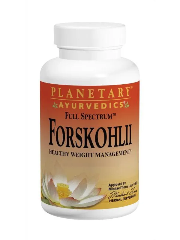 Planetary Ayurvedics, Forskohlii Full Spectrum 130mg, 120 ct