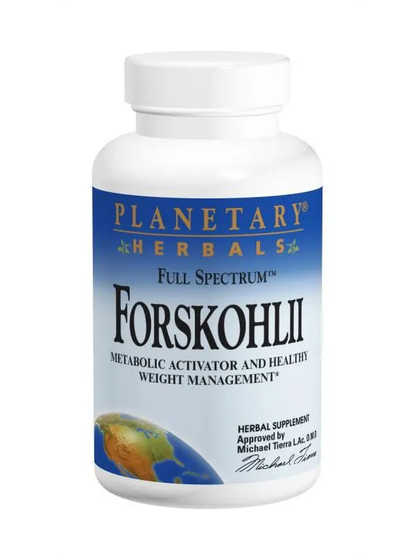 Planetary Herbals, Forskohlii Full Spectrum 130mg, 60 ct