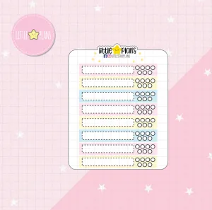 Pocket Size - Functional Hobonichi Habit Trackers