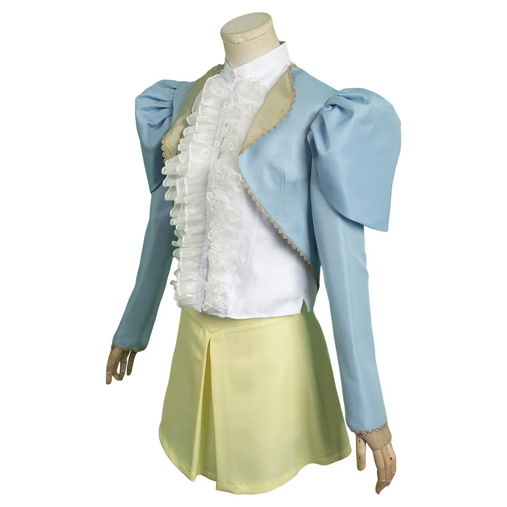 Poor Things Bella Baxter Blue Coat Cosplay Costume Outfits Halloween Carnival Suit