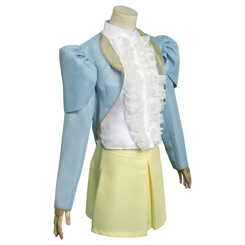 Poor Things Bella Baxter Blue Coat Cosplay Costume Outfits Halloween Carnival Suit