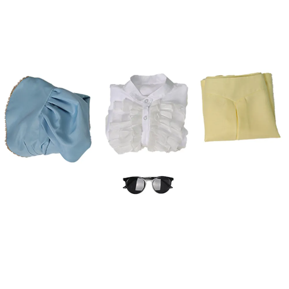 Poor Things Bella Baxter Blue Coat Cosplay Costume Outfits Halloween Carnival Suit
