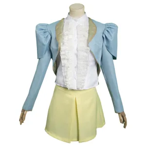Poor Things Bella Baxter Blue Coat Cosplay Costume Outfits Halloween Carnival Suit