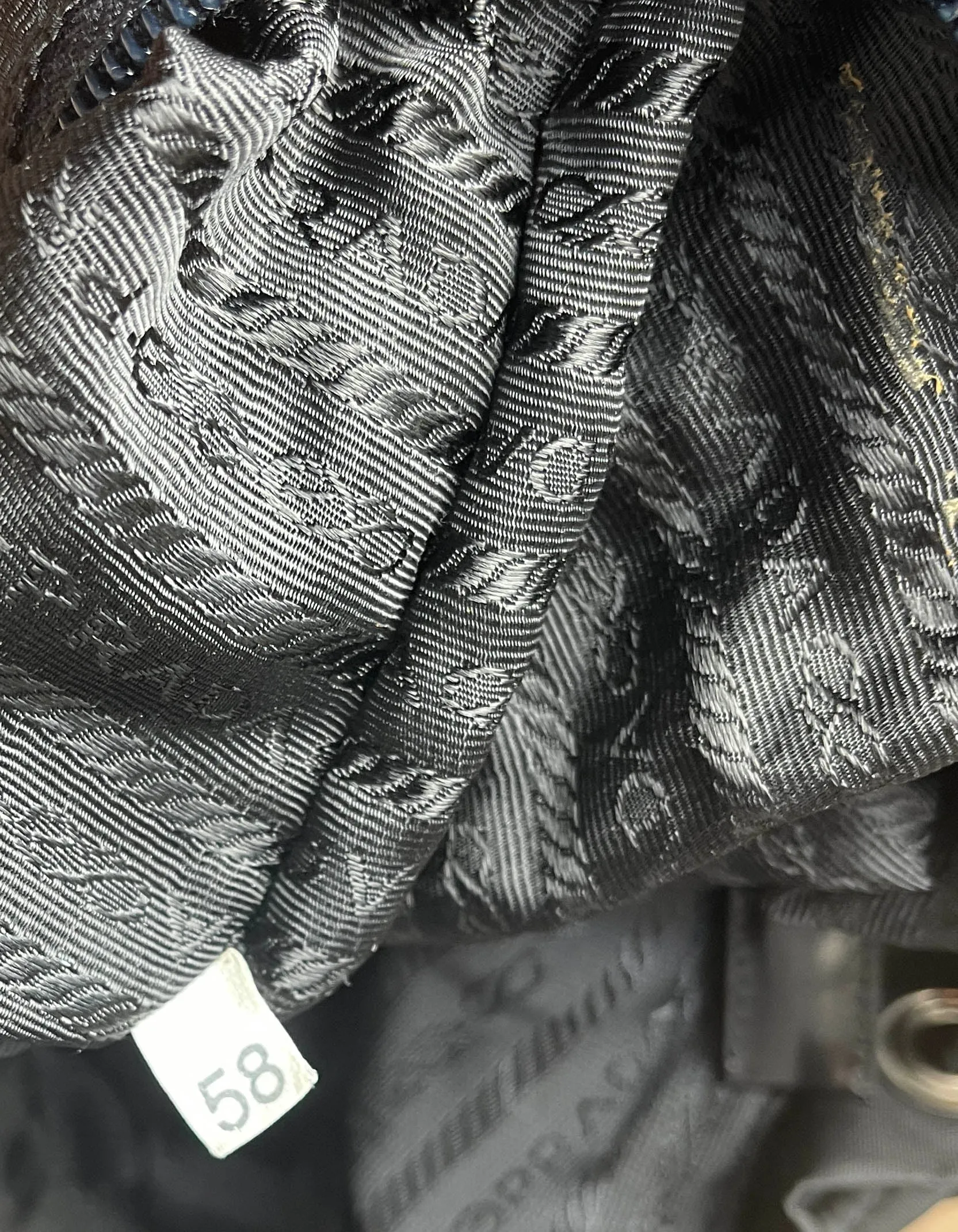 Prada Black Nylon Small Backpack Bag w/ Front Buckle Pockets