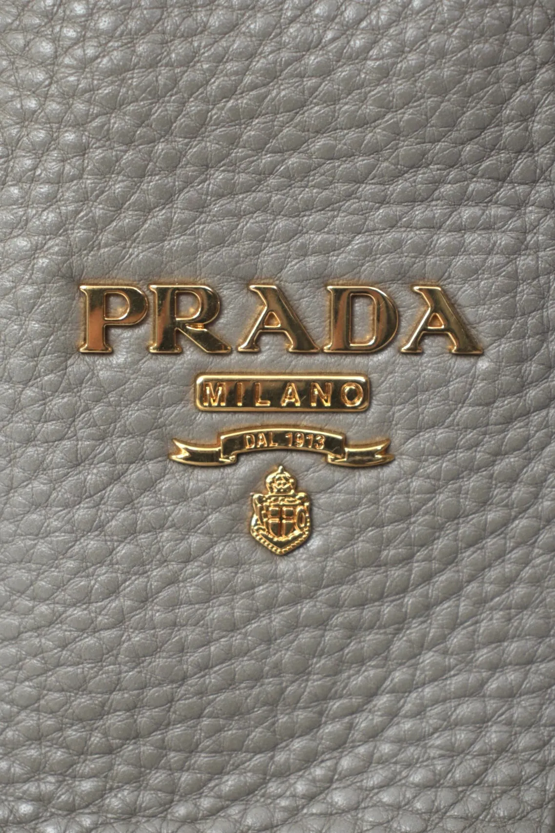 Prada Vitello Daino Zipper Tote Handbag