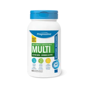 Progressive Multi for Active Men 60 Veg Capsules