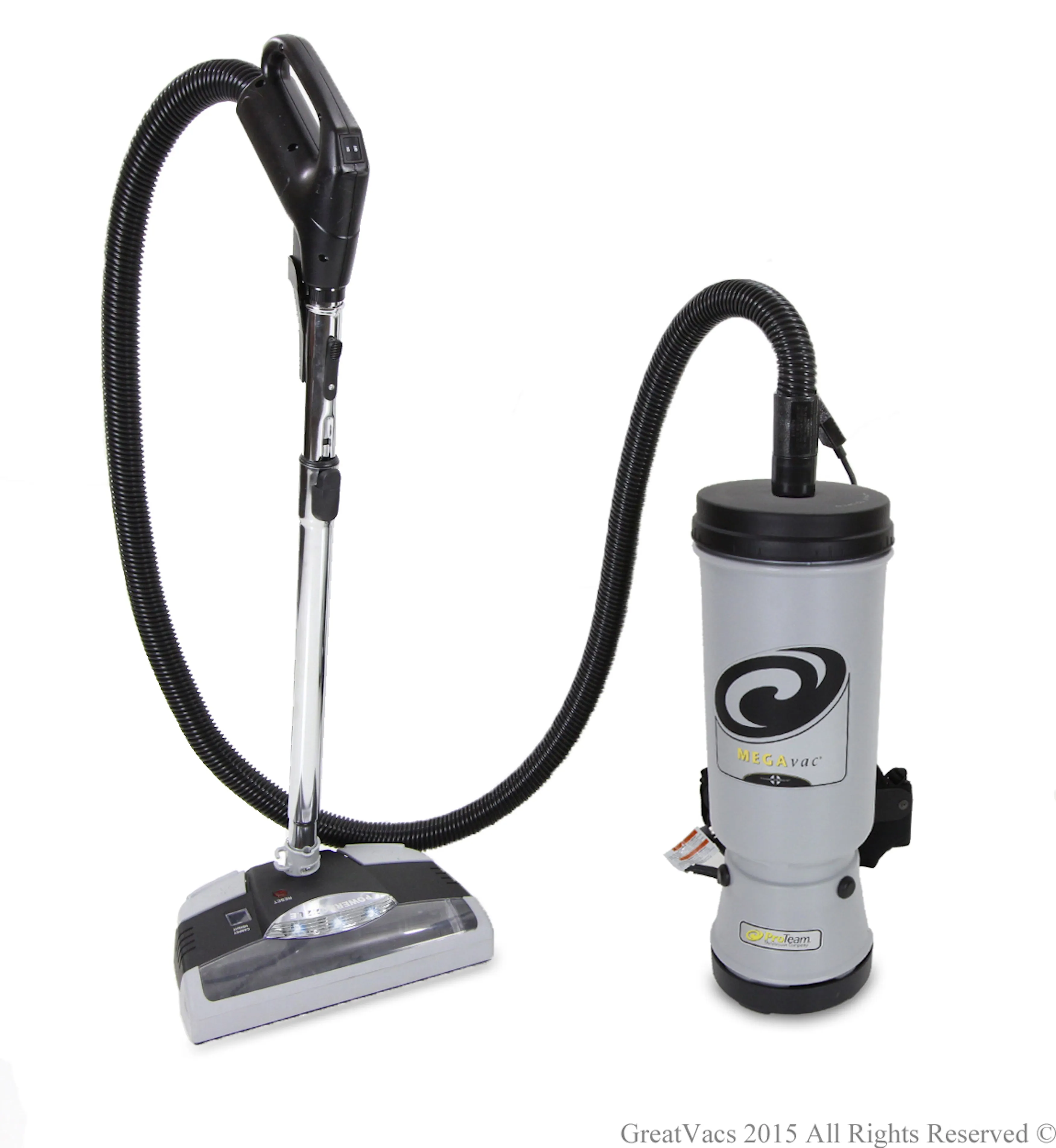 ProTeam MegaVac 10qt Backpack Vacuum Cleaner w/ GV Powerhead