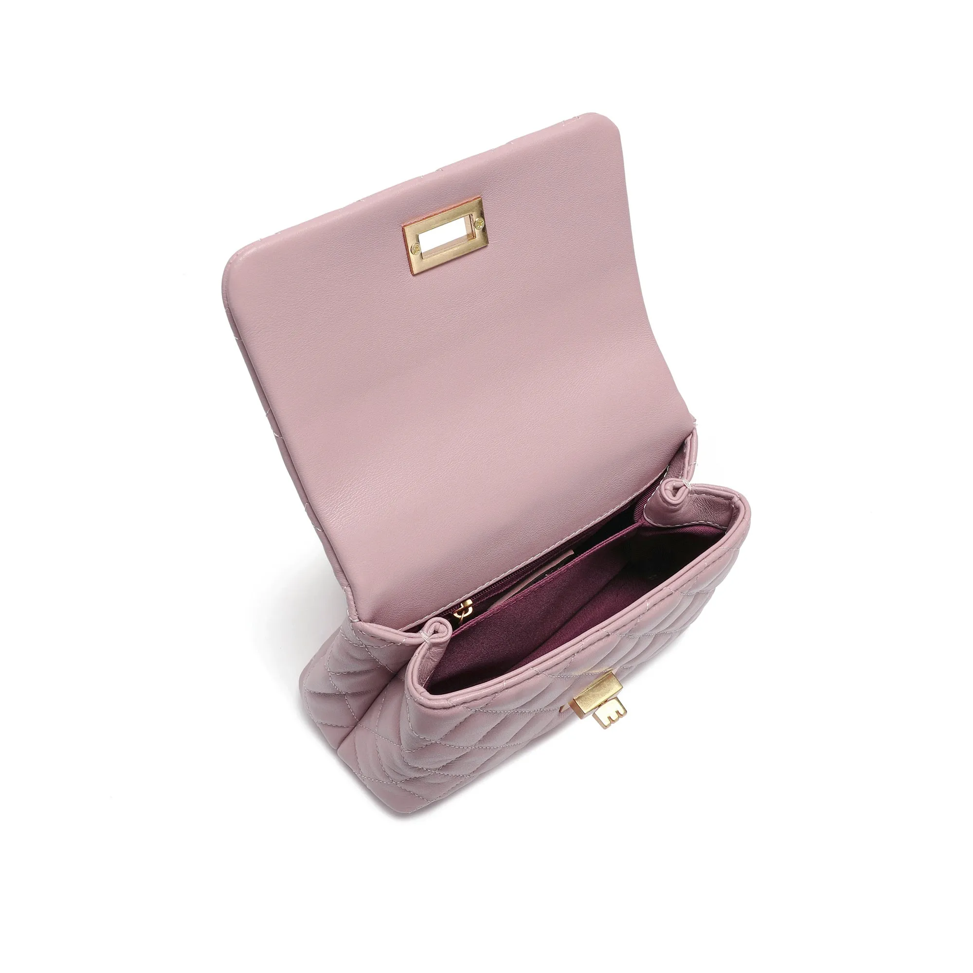 Quilted Classic Handbag with Chain Strap
