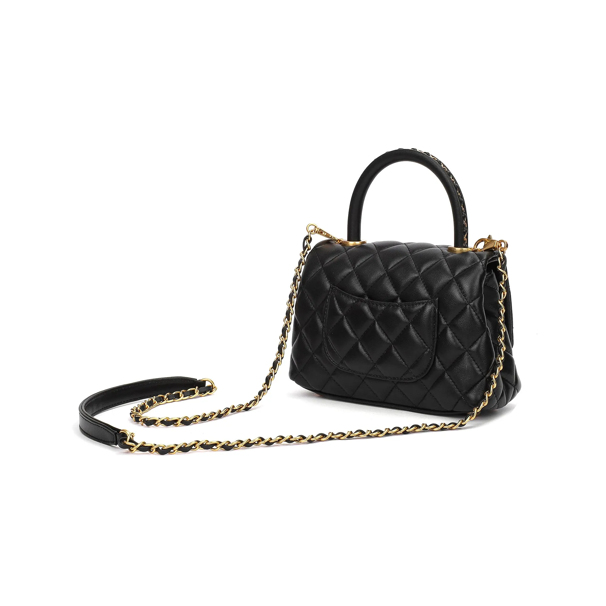 Quilted Classic Handbag with Chain Strap