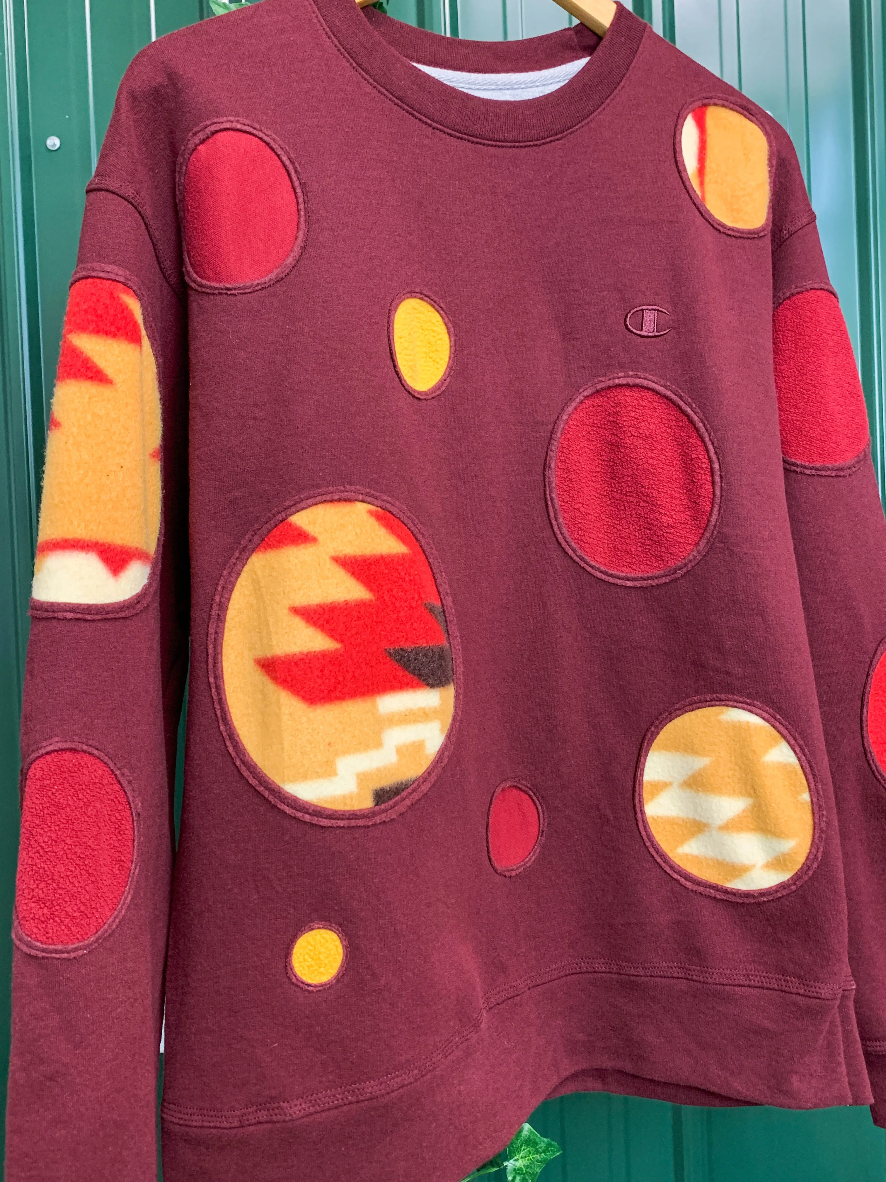 "1 of 1" Abstact Champion Sweater (M/L)