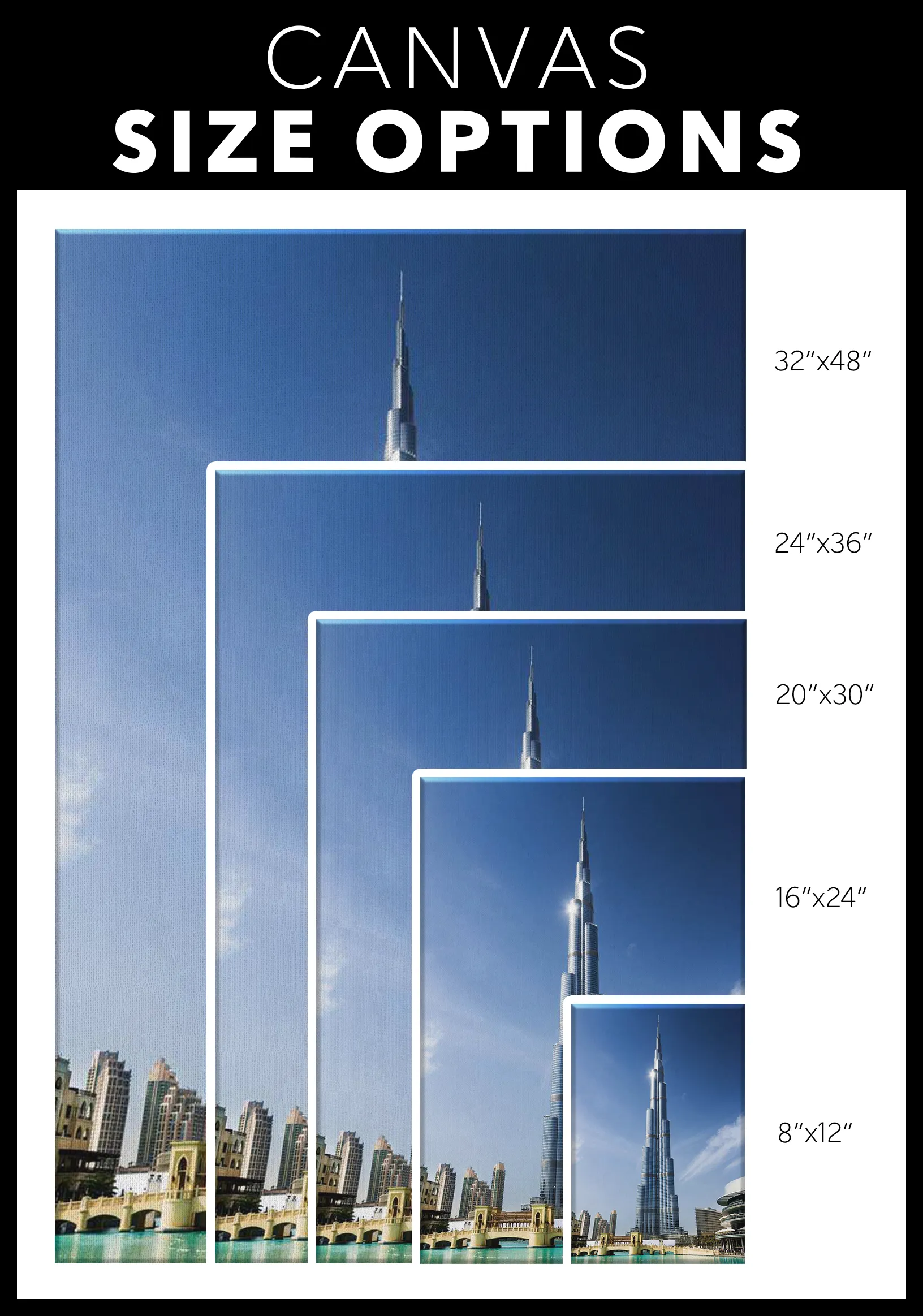 "Burj Khalifa" Canvas