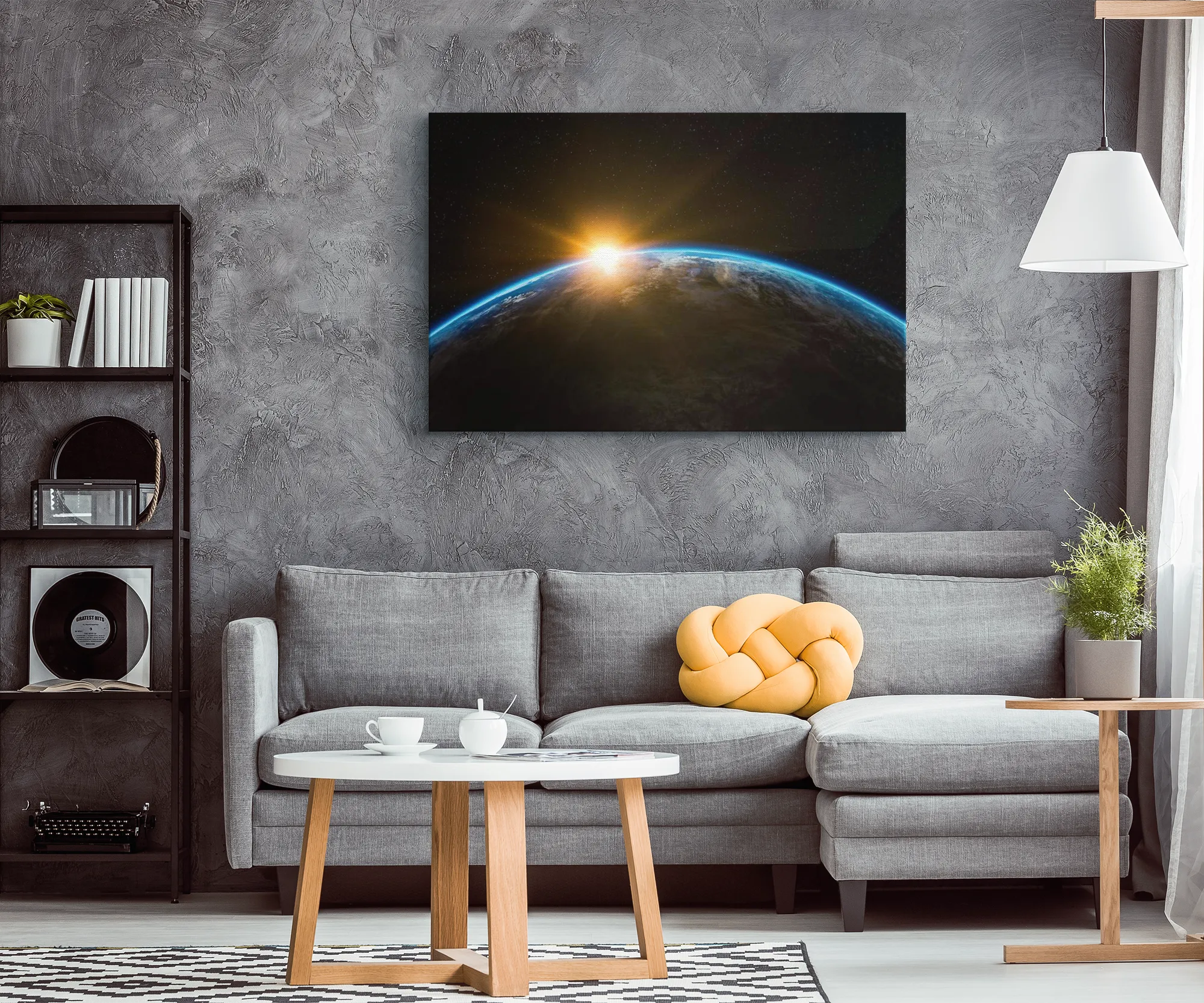 "Earth Sunrise" Canvas