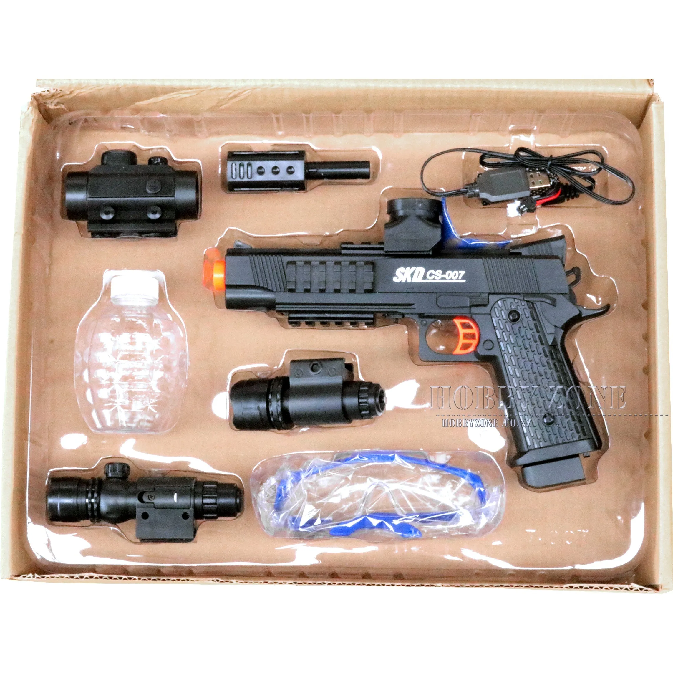 "Hazelnut Babka" SKD CS-007 Gel Ball Blaster Pistol [R18   Requires Any One Membership: Airsoft, Paintball, or NZDA]