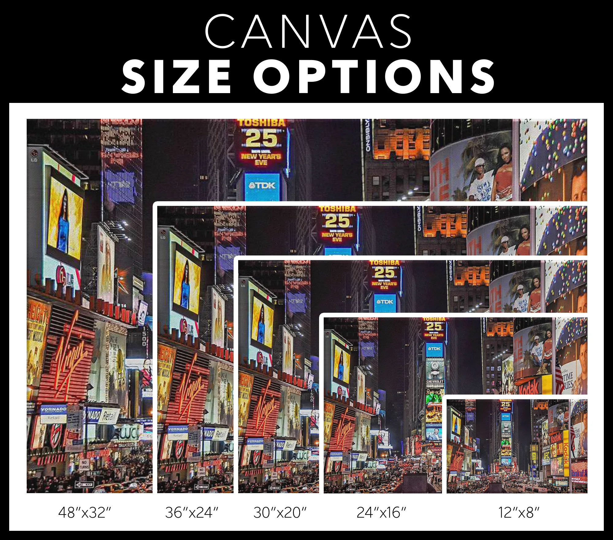 "Time Square" Canvas