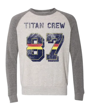 "TITAN CREW 87" Vintage Crewneck Sweatshirt