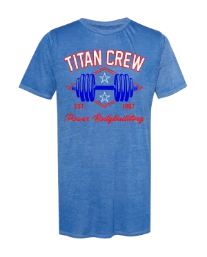 "TITAN CREW PB" Burnout Tee