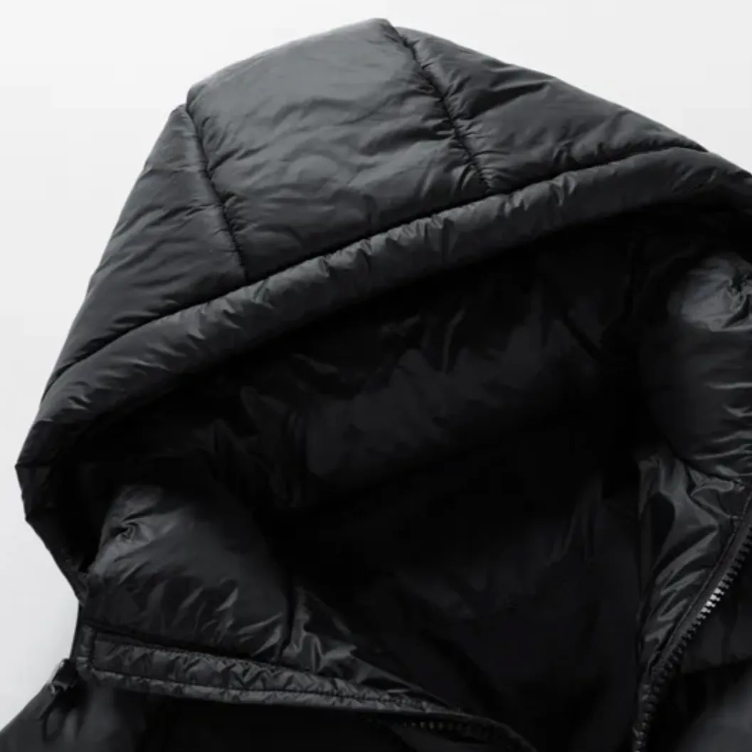 "WARMD" Doudoune Parka Matelassée en canard Gris - URB1™
