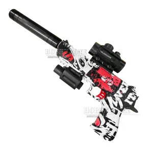 [R18 ] "Black Licorice" EV Graffiti Desert Eagle Gel Ball Blaster [ID Check Required]