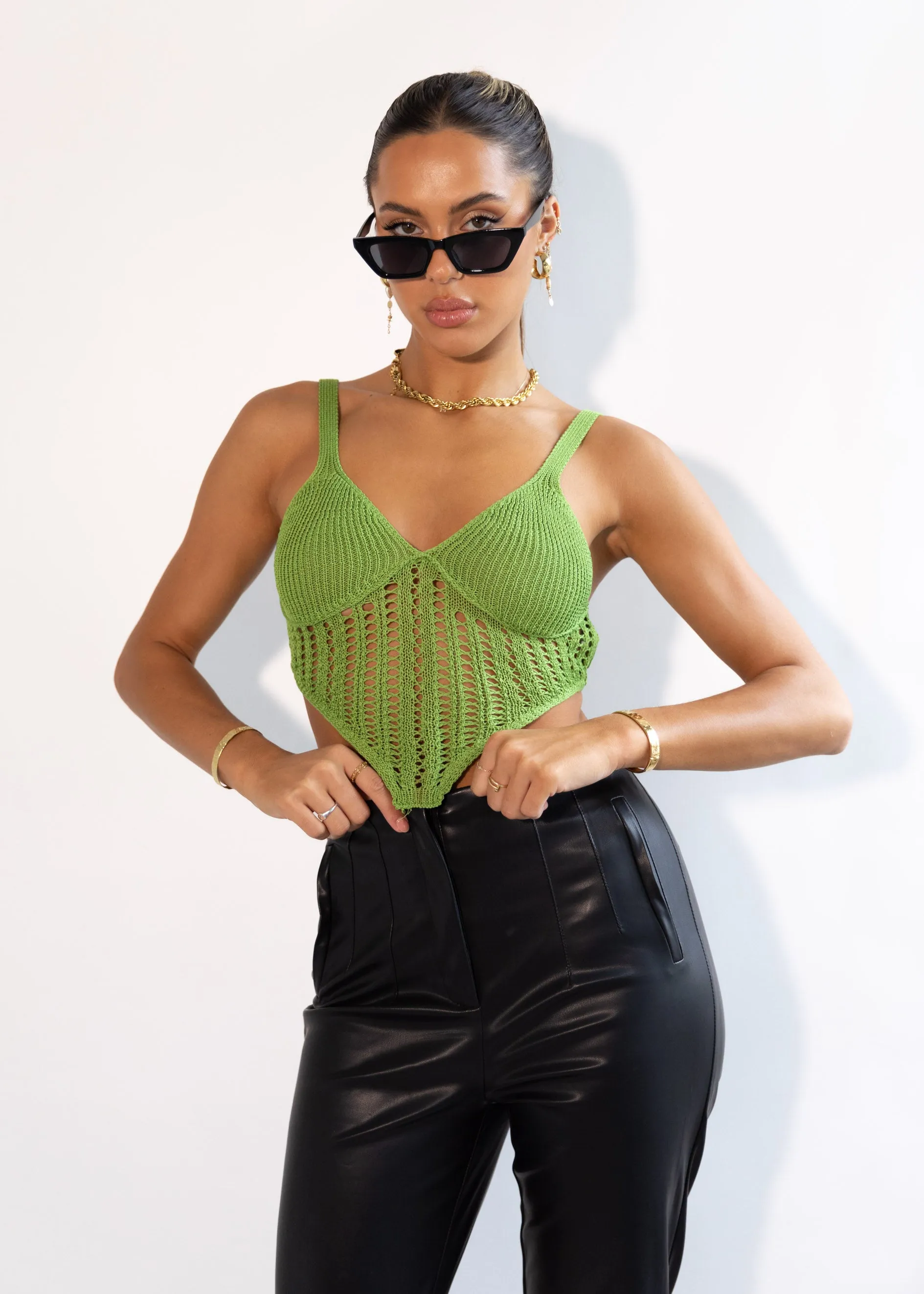 Raffah Crop - Lime
