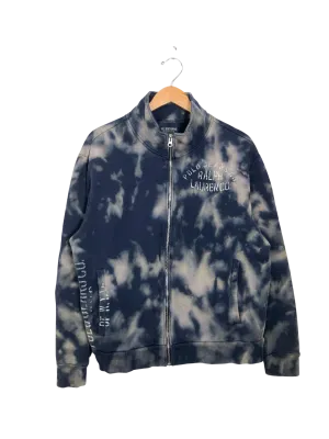 Ralph Lauren "Navy Ocean" Dyed Zip Up Sweater (L)