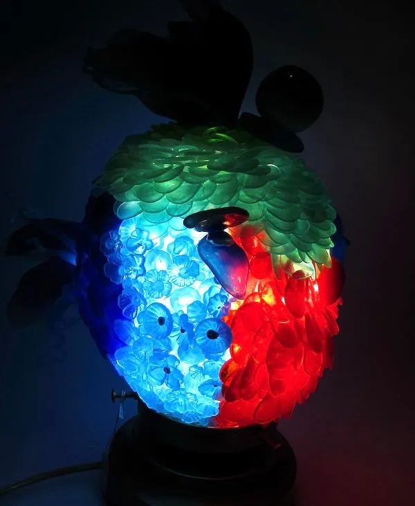 Red Beard Fish Lamp