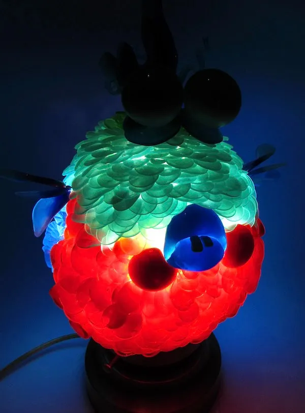 Red Beard Fish Lamp