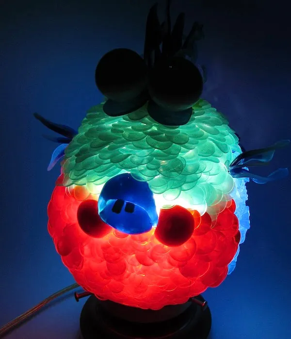 Red Beard Fish Lamp